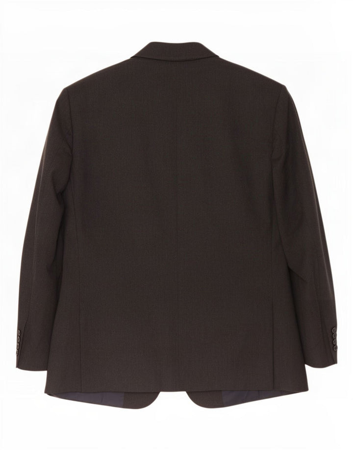 Marks & Spencer Herren-Blazer mit 2 Knöpfen, UK 48, XL, Grau, Polyester
