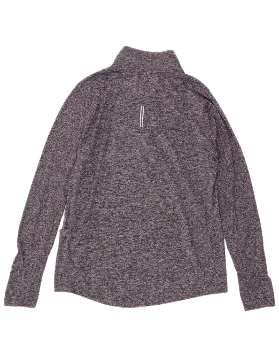 Nike Dri Fit Pullover-Trainingsanzugoberteil für Damen, UK 10, Größe S, grau gefleckt
