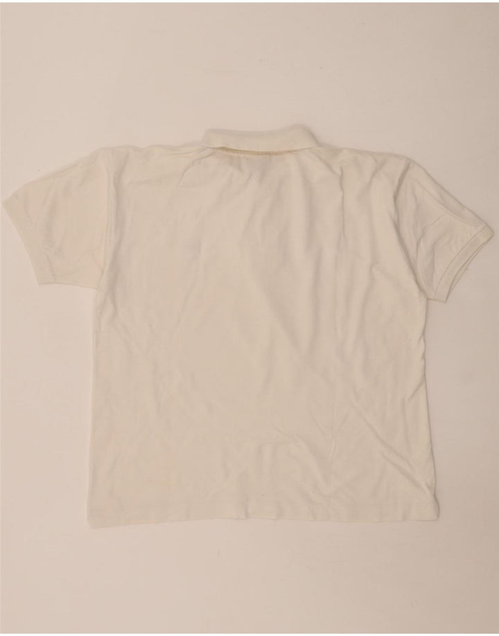 LACOSTE Herren-Poloshirt, Größe 4, mittelweiße Baumwolle