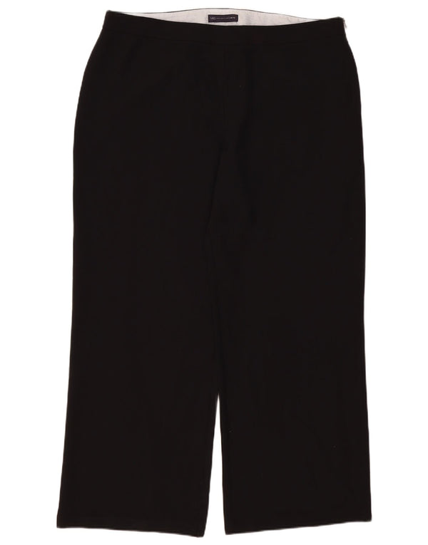 Marks & Spencer Damen gerade Anzughose UK 18 XL W40 L30 Schwarz