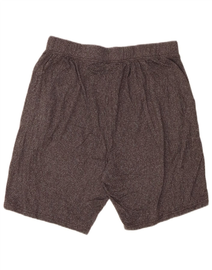 CALVIN KLEIN Herren-Sportshorts mit Grafik, mittelgrau meliertes Polyester