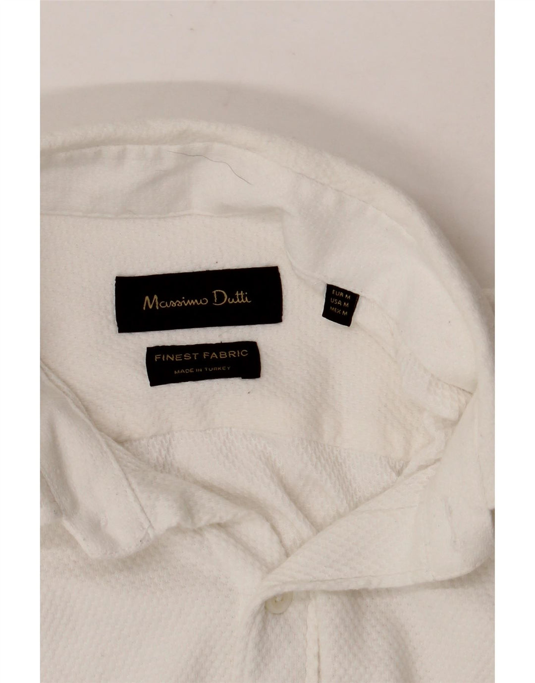 MASSIMO DUTTI Herrenhemd Mittelweiß