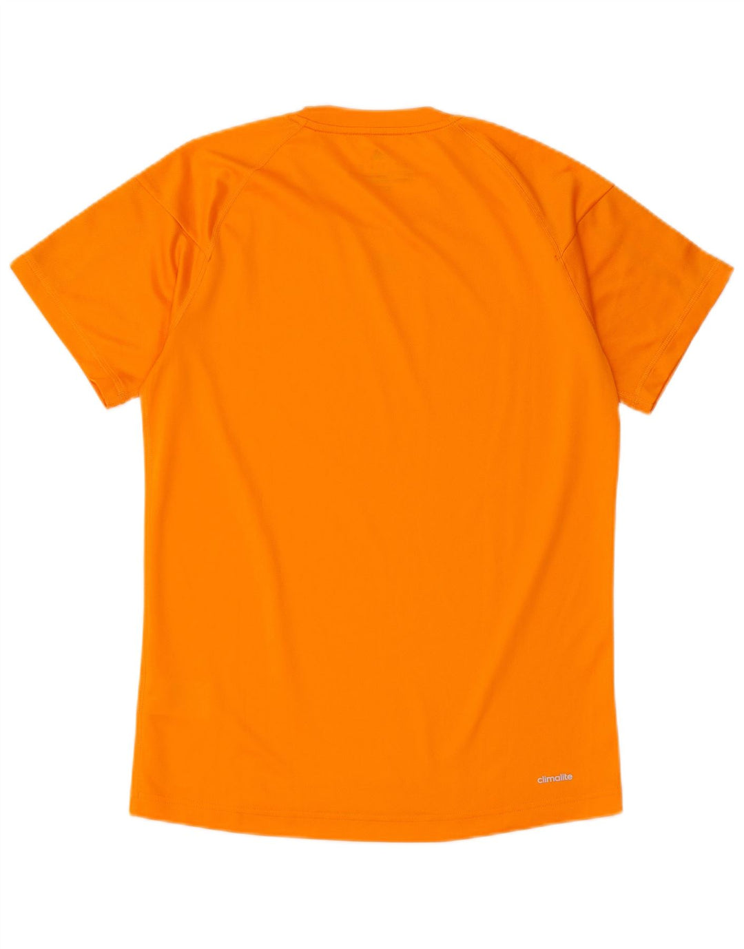 Adidas Herren Climalite T-Shirt Top Small Orange Polyester