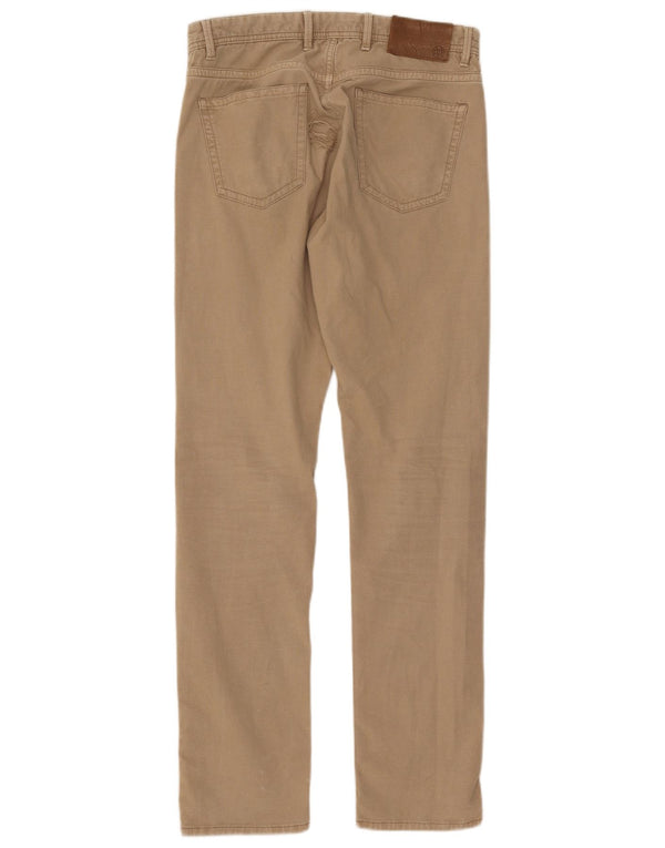 Massimo Dutti Herren Slim Fit Freizeithose EU 38 Small W30 L32 Beige