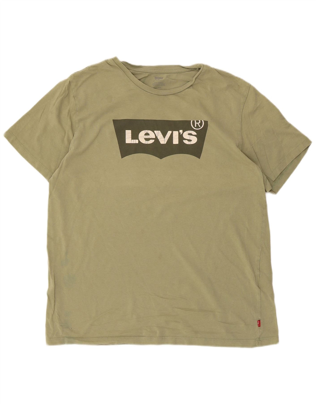 Levi's Herren-T-Shirt mit Grafik, groß, Khaki, Baumwolle