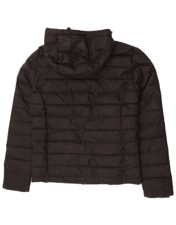 Superdry Herren-Jacke mit Kapuze, gepolstert, UK 38, Mittelschwarz, Polyester