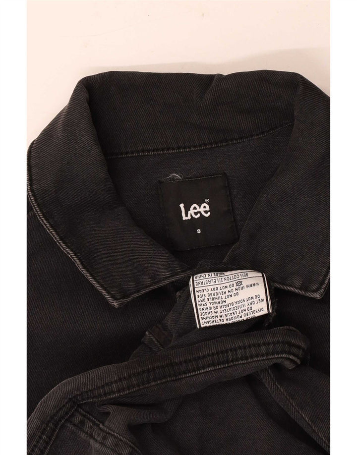 Lee Jeansjacke für Jungen, 7–8 Jahre, schwarze Baumwolle
