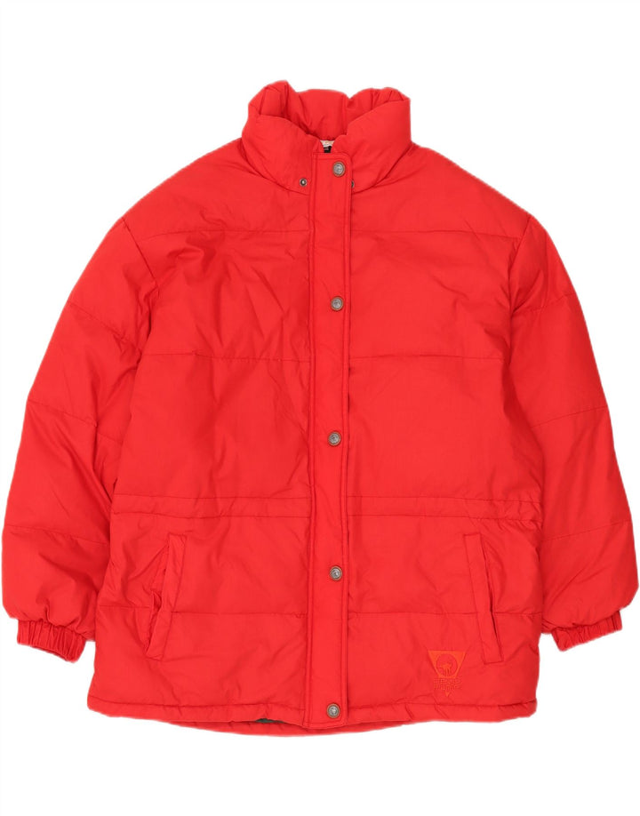 CIESSE PIUMINI Womens Oversized Padded Jacket IT 48 XL Red Polyester