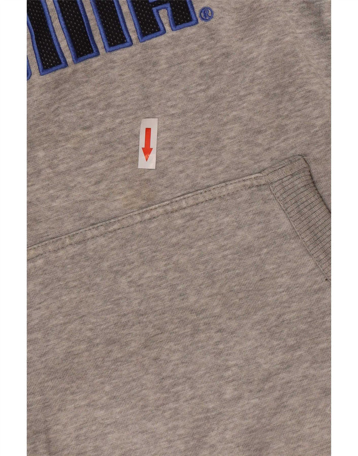 Puma Herren Graphic Hoodie Pullover Small Grau meliert