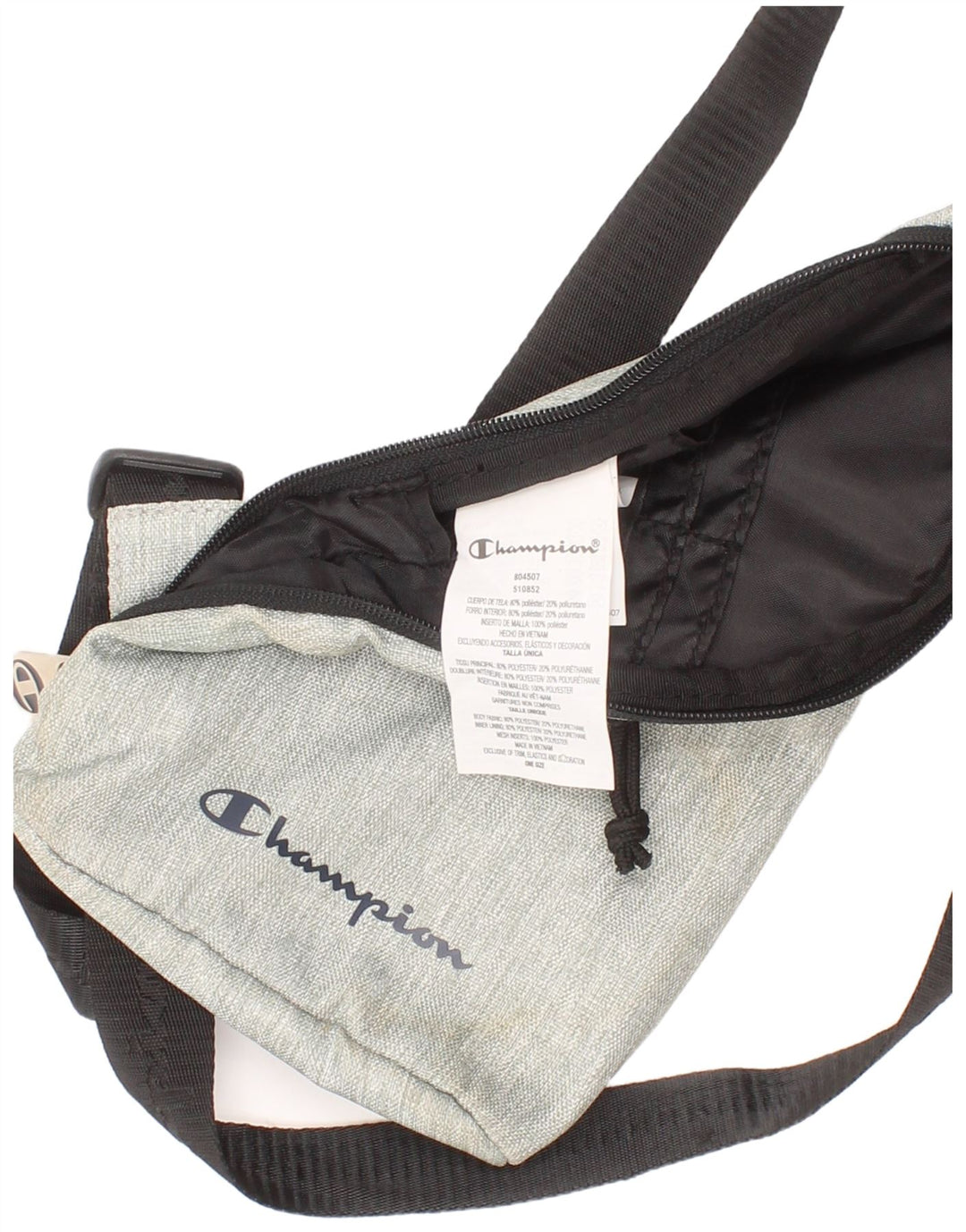 Champion Herren-Umhängetasche, Einheitsgröße, graues Polyester