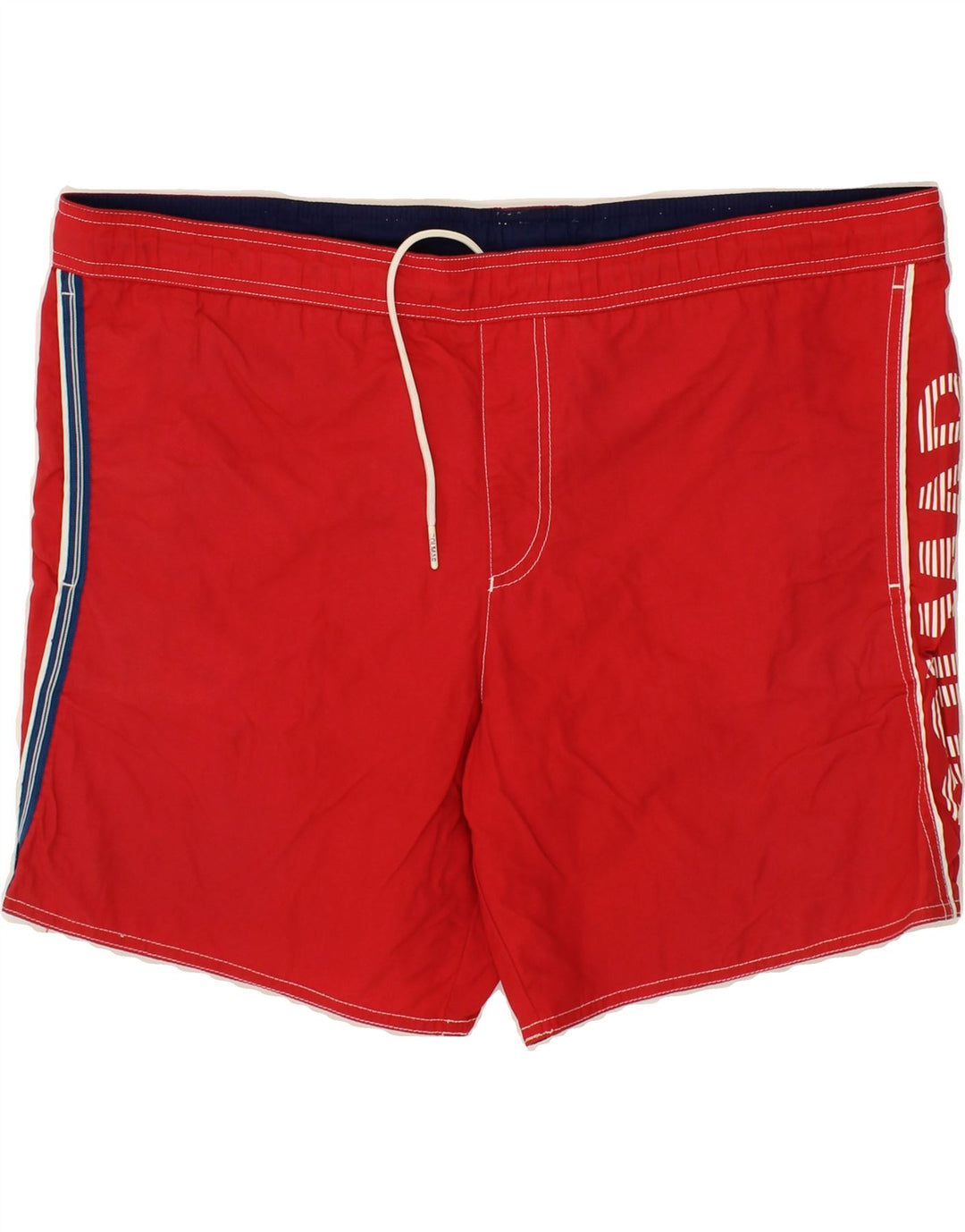 COLMAR Mens Graphic Swimming Shorts IT 50 Large Red Vintage Colmar and Second-Hand Colmar from Messina Hembry 