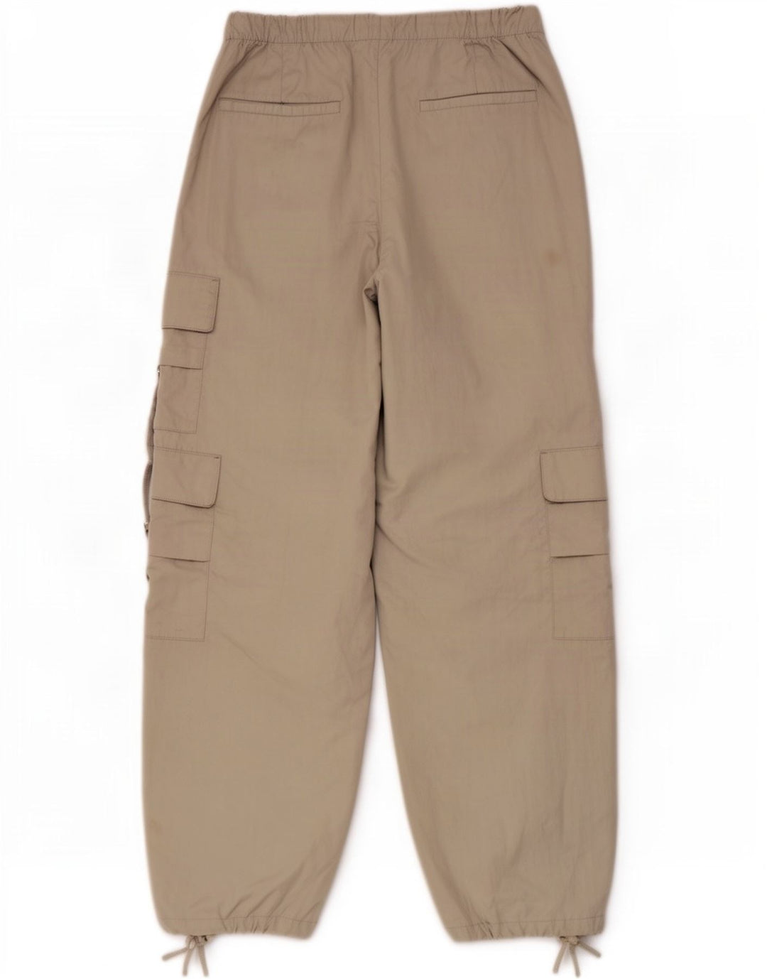 Zara Damen Joggers Cargohose XS W24 L29 Grau Polyester