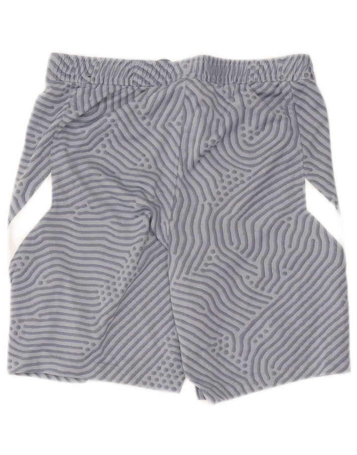 Nike Herren Dri Fit Sportshorts mit abstraktem Muster, Größe S, Blau, Farbblock