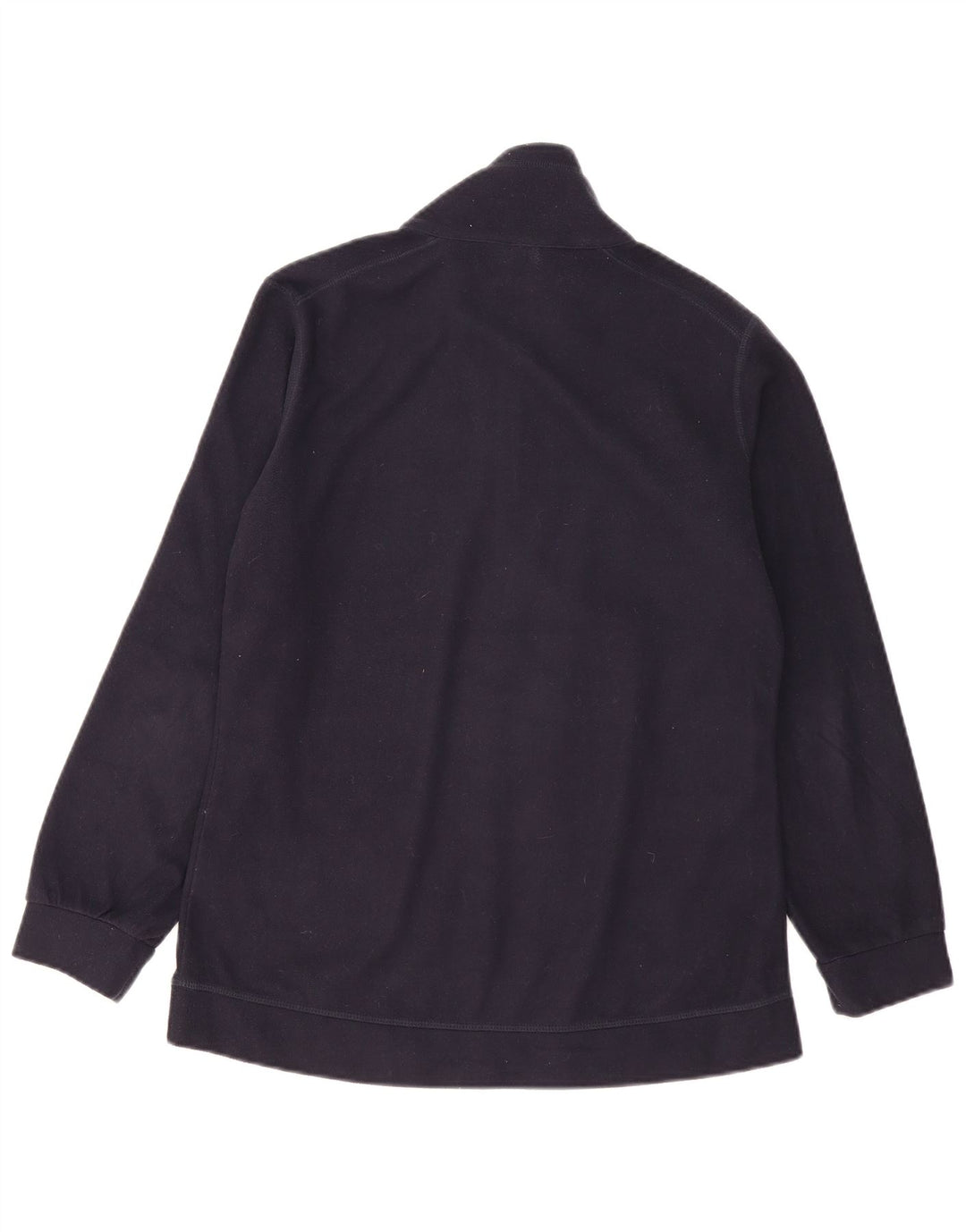Champion Damen-Fleecepullover mit Reißverschluss am Hals, UK 16, Größe L, Marineblau, Polyester