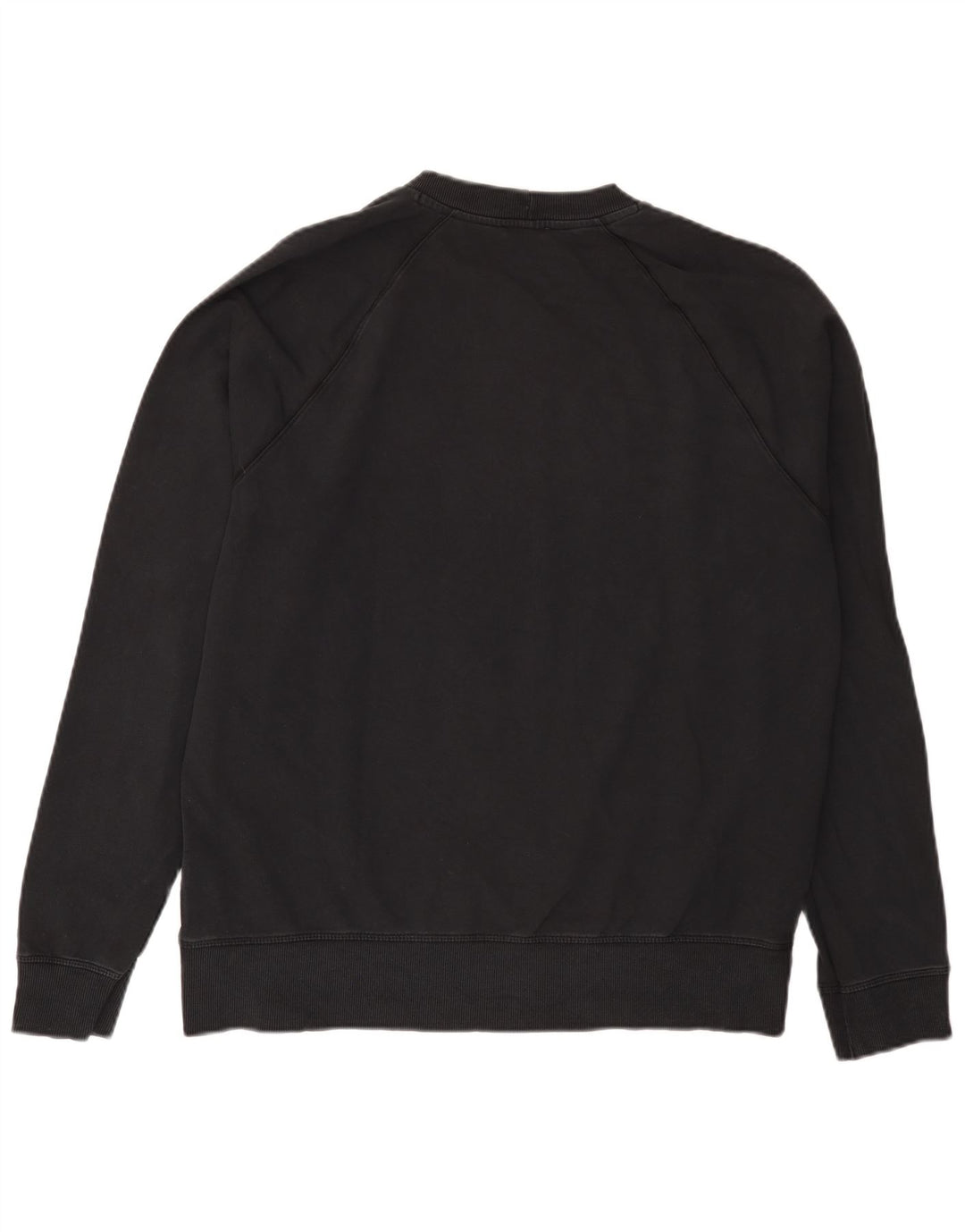 Benetton Herren Sweatshirt Pullover XL Schwarz Baumwolle