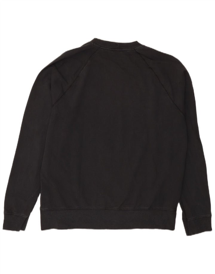 Benetton Herren Sweatshirt Pullover XL Schwarz Baumwolle