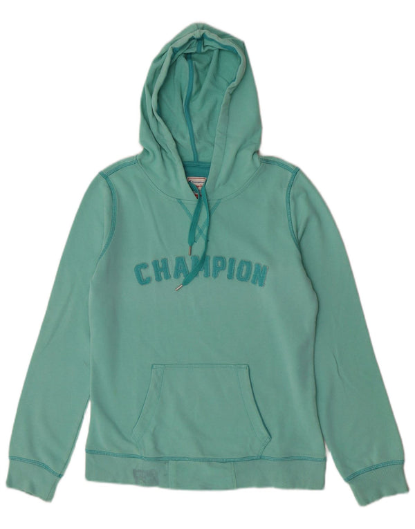 Champion Damen Graphic Herritage Fit Kapuzenpullover UK 12 Mittelgrün