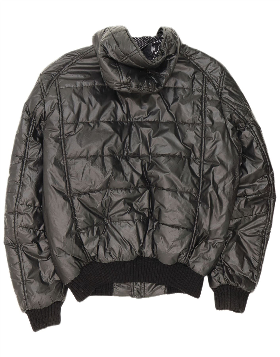 Refrigiwear Mens Sixty Hooded Wattierte Jacke UK 42 XL Grau Polyester