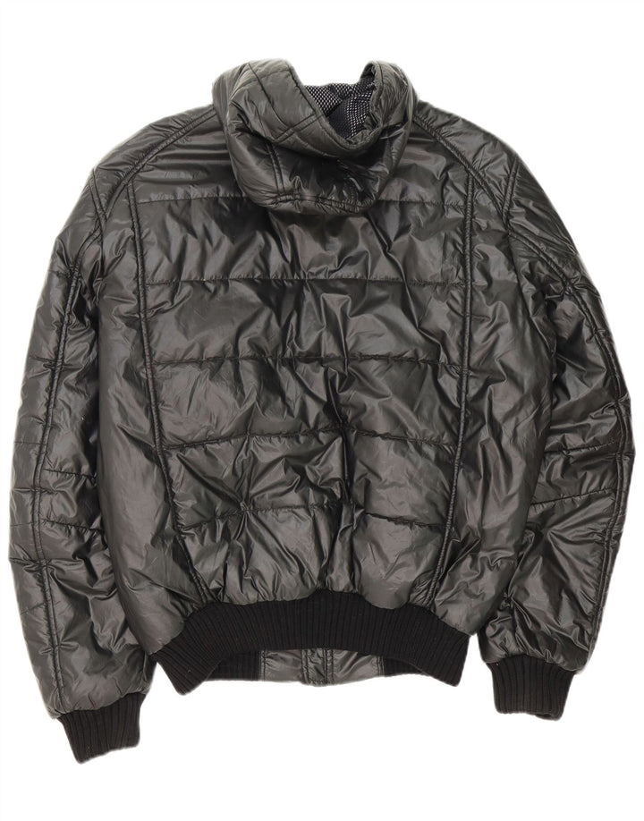 Refrigiwear Mens Sixty Hooded Wattierte Jacke UK 42 XL Grau Polyester