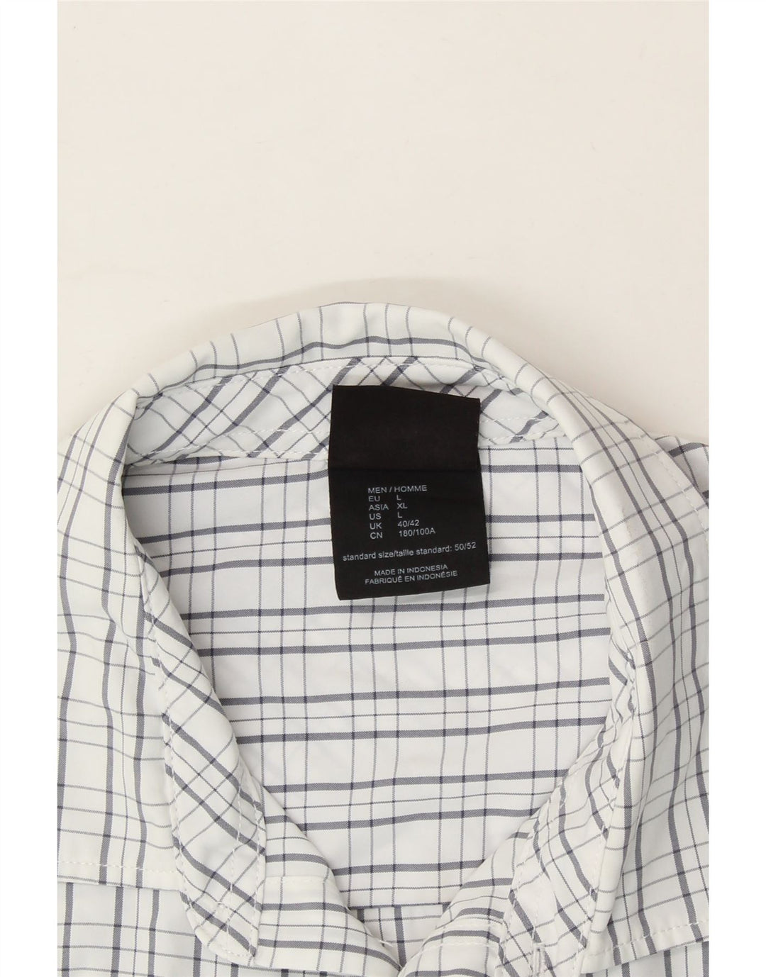JACK WOLFSKIN Mens Short Sleeve Shirt UK 40/42 Large White Check Polyester Vintage Jack Wolfskin and Second-Hand Jack Wolfskin from Messina Hembry 