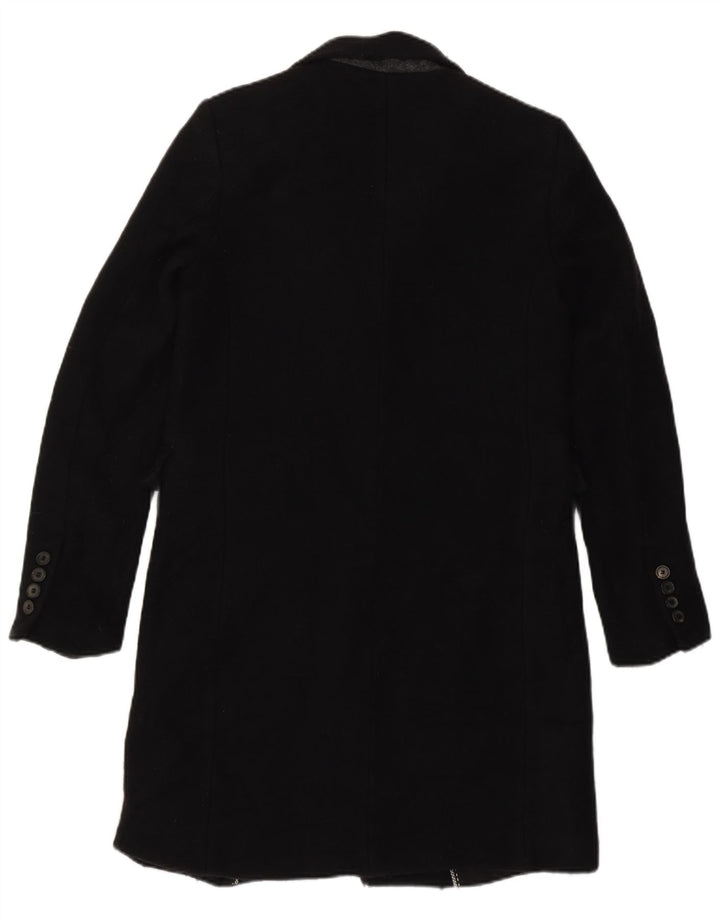 Zara Damen Loose Fit Mantel UK 6 XS Schwarz