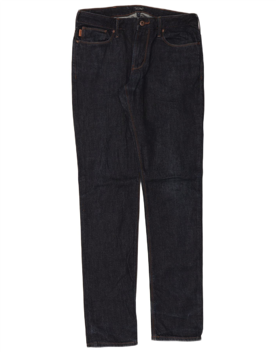 Armani Damen Slim Jeans W31 L34 Marineblaue Baumwolle