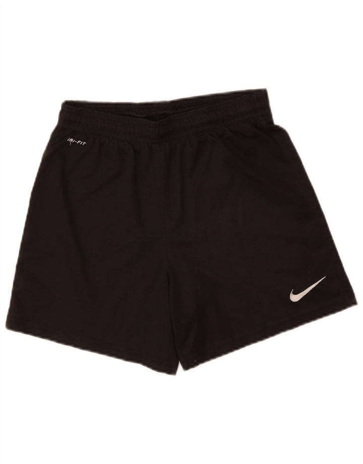Nike Dri Fit Sportshorts für Jungen, 10–11 Jahre, mittelgroß, schwarzes Polyester
