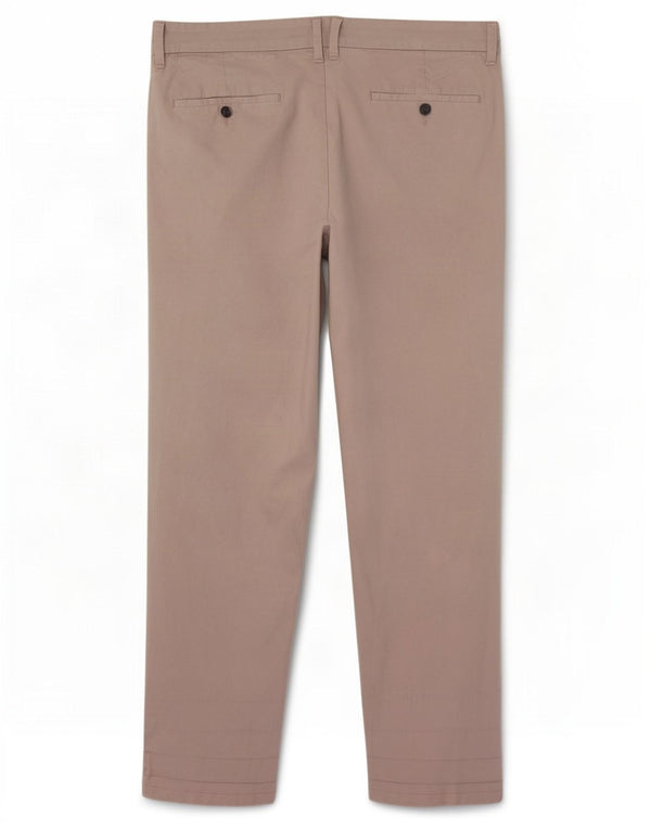 Marks & Spencer Slim Chino-Hose für Damen, W36, L29, Grau, Baumwolle