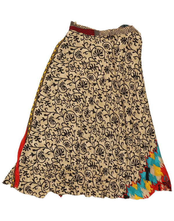 Vintage Womens Wrap Skirt W34 Large Multicoloured Patchwork