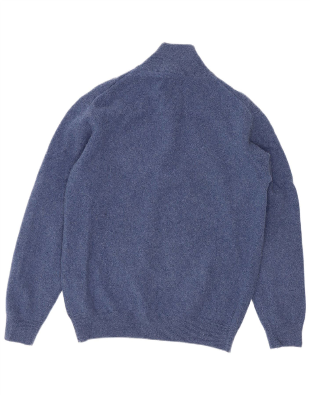 Gant Jungen-Pullover mit Reißverschluss am Hals, 15–16 Jahre, große marineblaue Wolle