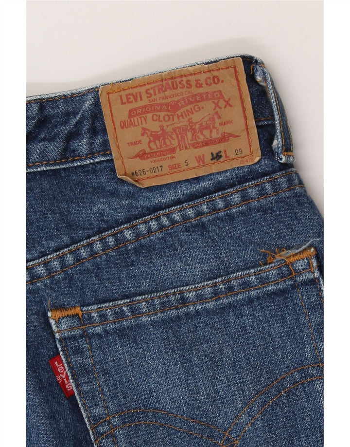 Levi's Damen-Jeans mit hoher Taille, W25, L29, Blau
