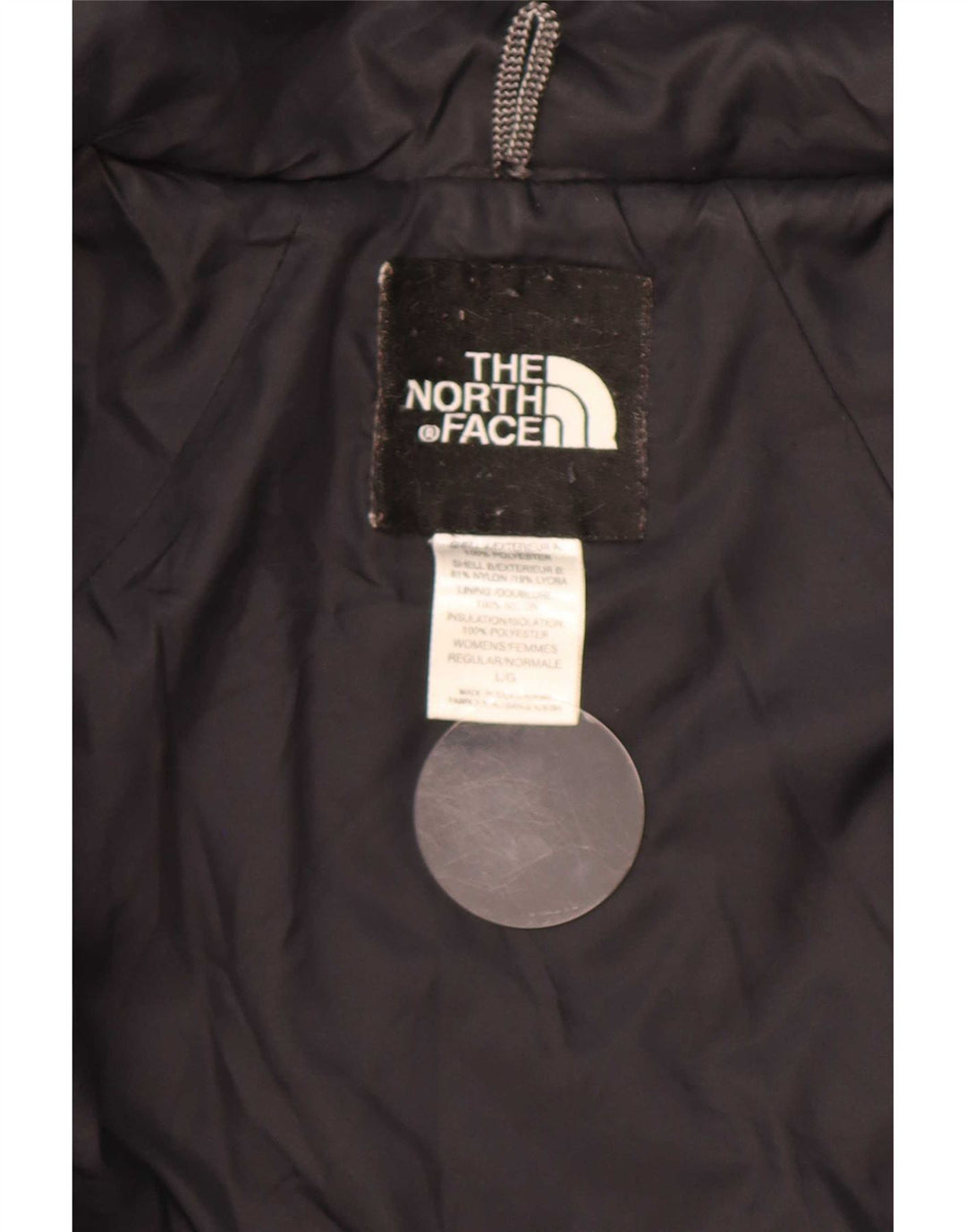 The North Face Herren Liner gepolsterte Jacke UK 40 Large Schwarz Polyester