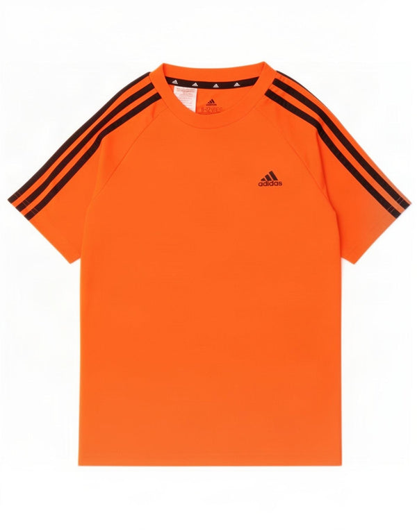 Adidas Jungen Aeroready T-Shirt Top 11-12 Jahre Orange Polyester
