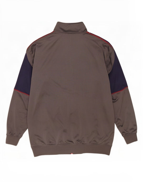NFL New England Patriots Herren-Trainingsanzug, Oberteil, Jacke, 2XL, Grau, Farbblock