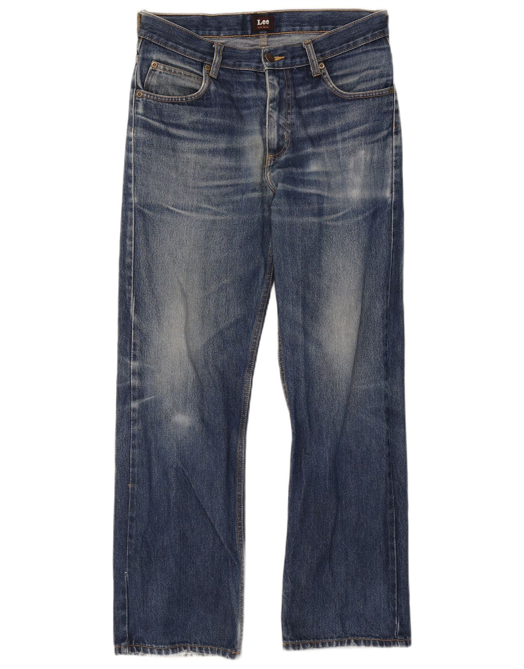 Lee Herren Ranger Bootcut Jeans W34 L30 Blaue Baumwolle