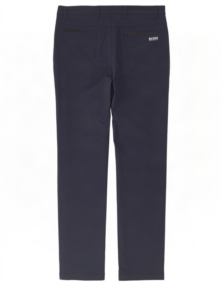 Hugo Boss Slim Chino-Hose für Herren, W30, L31, Marineblau, Polyester