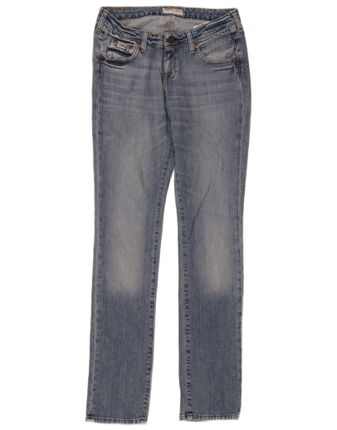Lee Damen Norma Slim Jeans W29 L33 Blaue Baumwolle