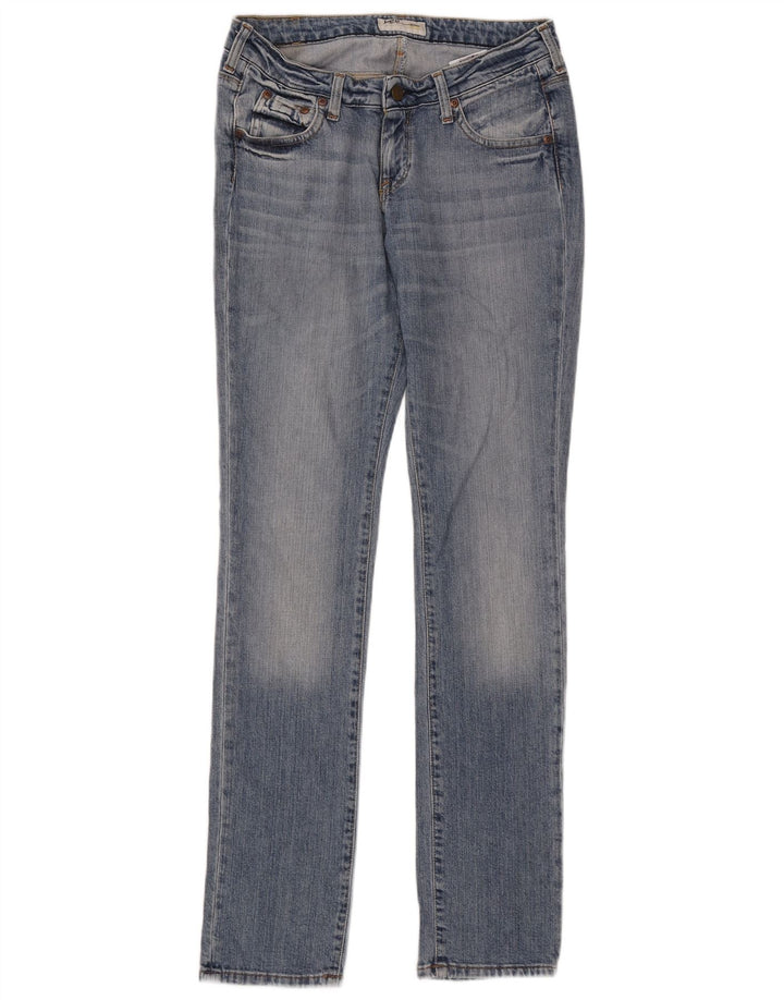 Lee Damen Norma Slim Jeans W29 L33 Blaue Baumwolle