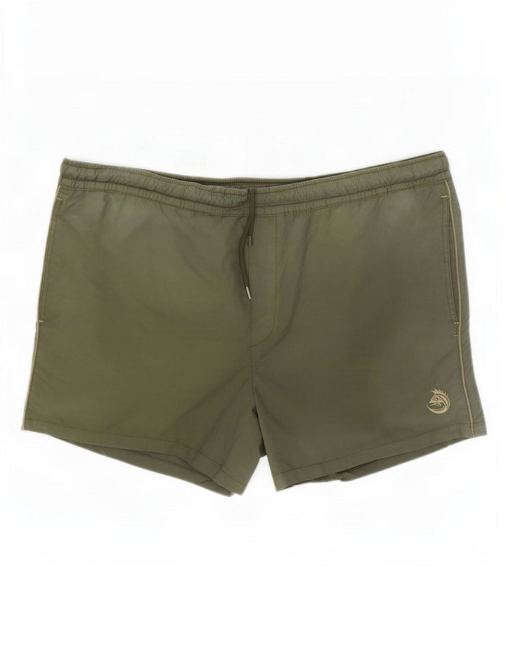 Zara Herren Badeshorts XL Grün Polyamid