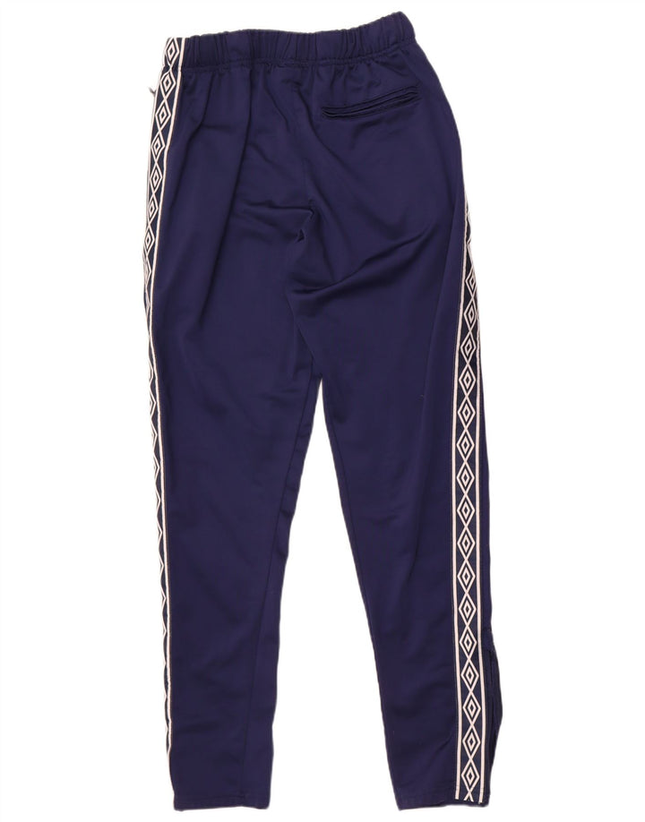 Umbro Herren-Trainingshose mit Grafik, groß, marineblaues Polyester