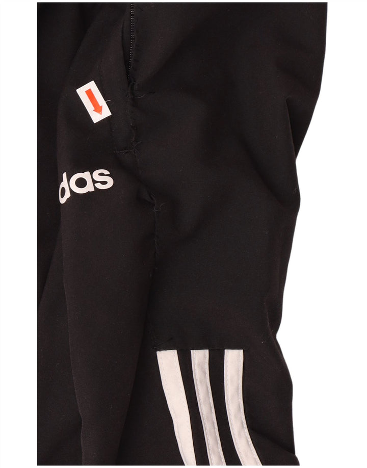 Adidas Herren-Trainingshose, mittelschwarz, gestreift, Polyester