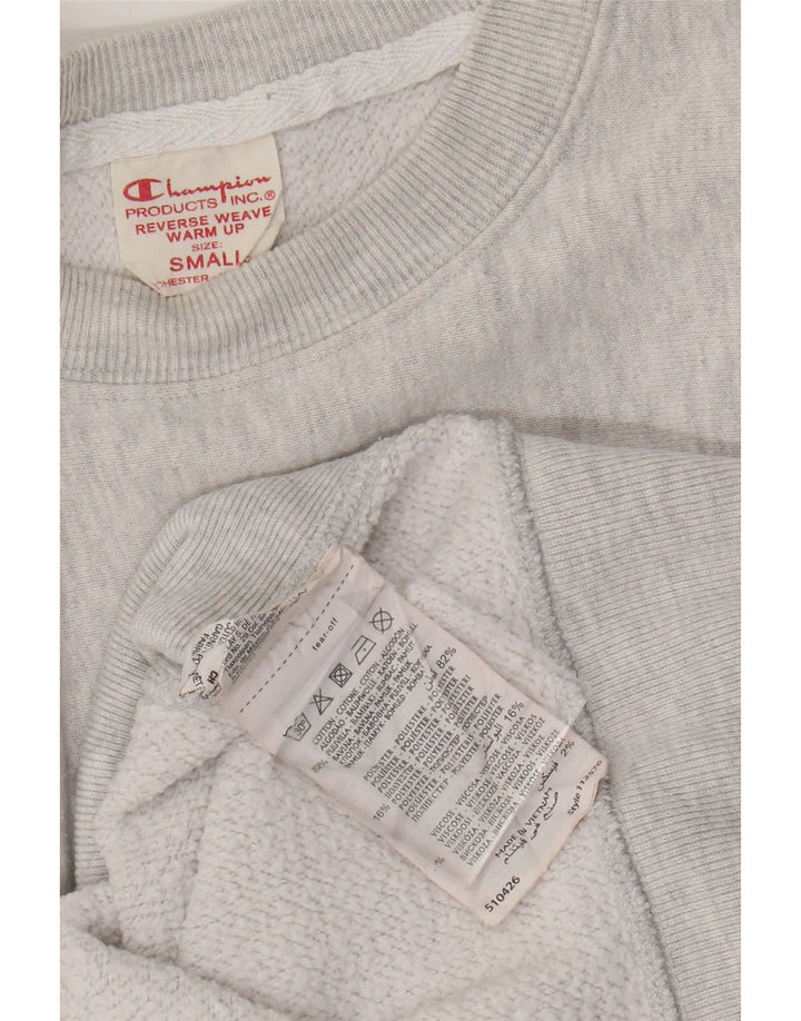 Champion Herren-Sweatshirt, Pullover, Größe S, Grau, Baumwolle