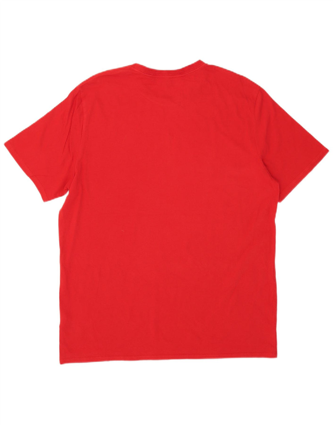CALVIN KLEIN Herren Grafik T-Shirt Top Große rote Baumwolle