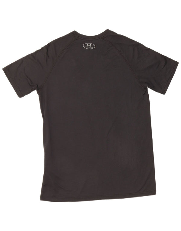 Under Armour Herren Heat Gear Graphic T-Shirt Top Small Schwarz Polyester