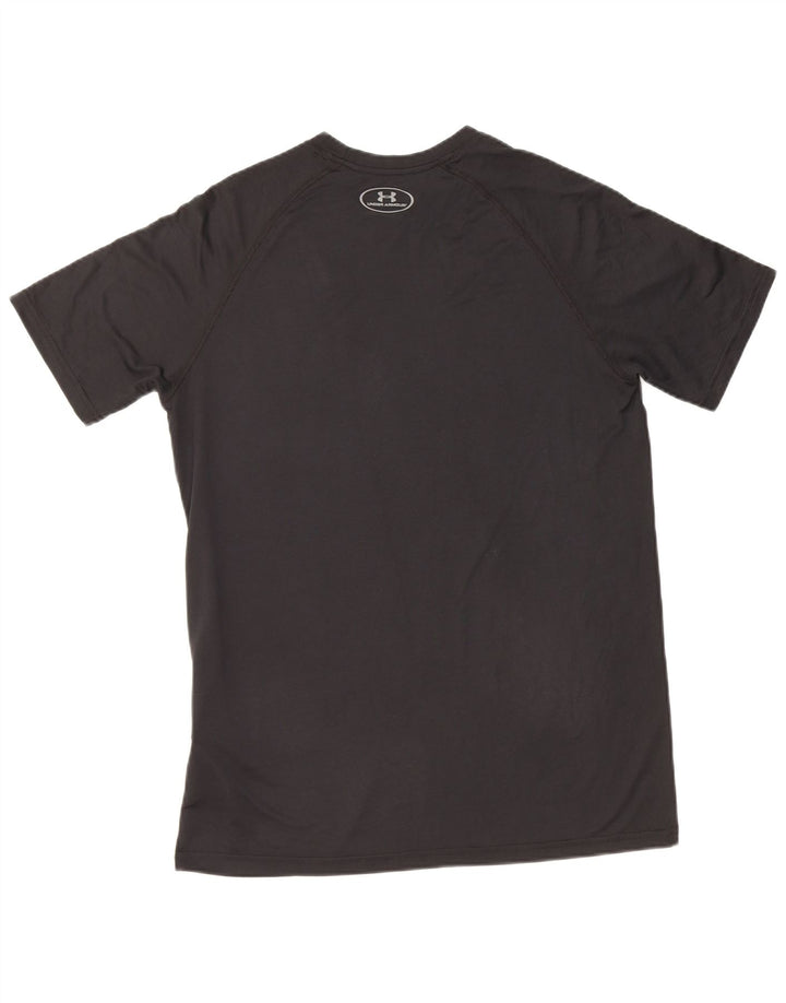Under Armour Herren Heat Gear Graphic T-Shirt Top Small Schwarz Polyester