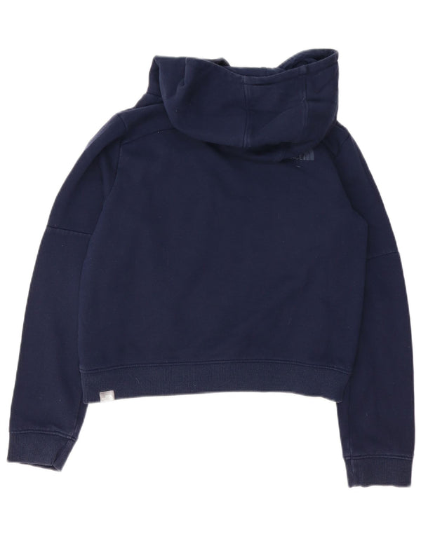 The North Face Crop Graphic Hoodie-Pullover für Mädchen, 11–12 Jahre, Größe L, Marineblau