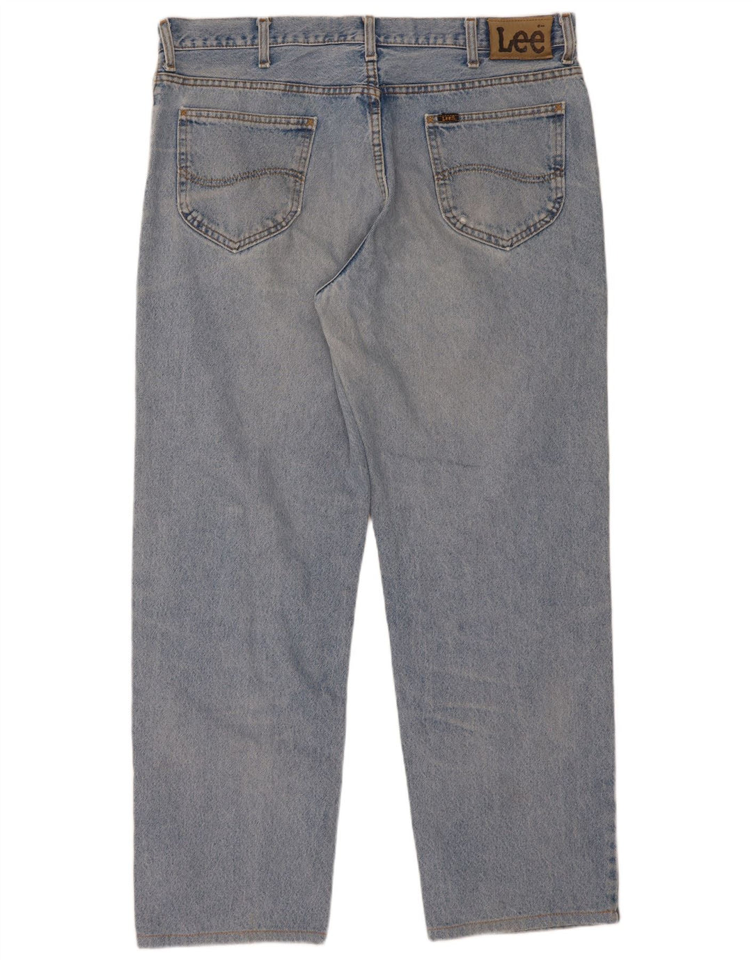 Lee Herren Chicago Straight Jeans W40 L34 Blaue Baumwolle