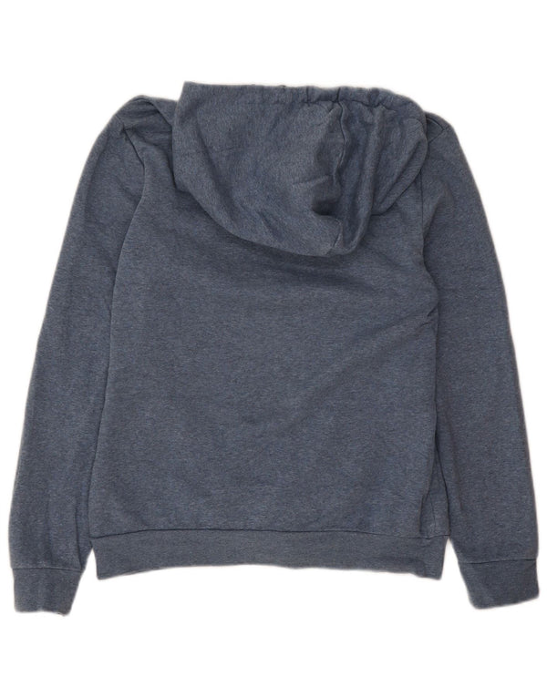 Adidas Damen Graphic Hoodie Pullover UK 8/10 Small Marineblau gefleckt