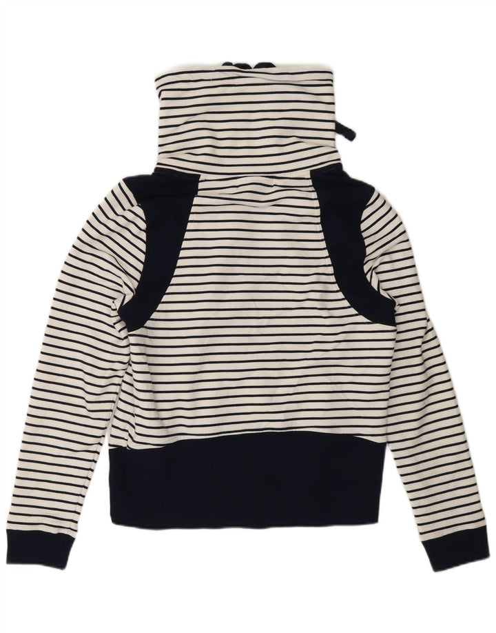Ralph Lauren Damen-Trainingsanzugoberteil, UK-Gr. 12, mittelweiß, nautisch