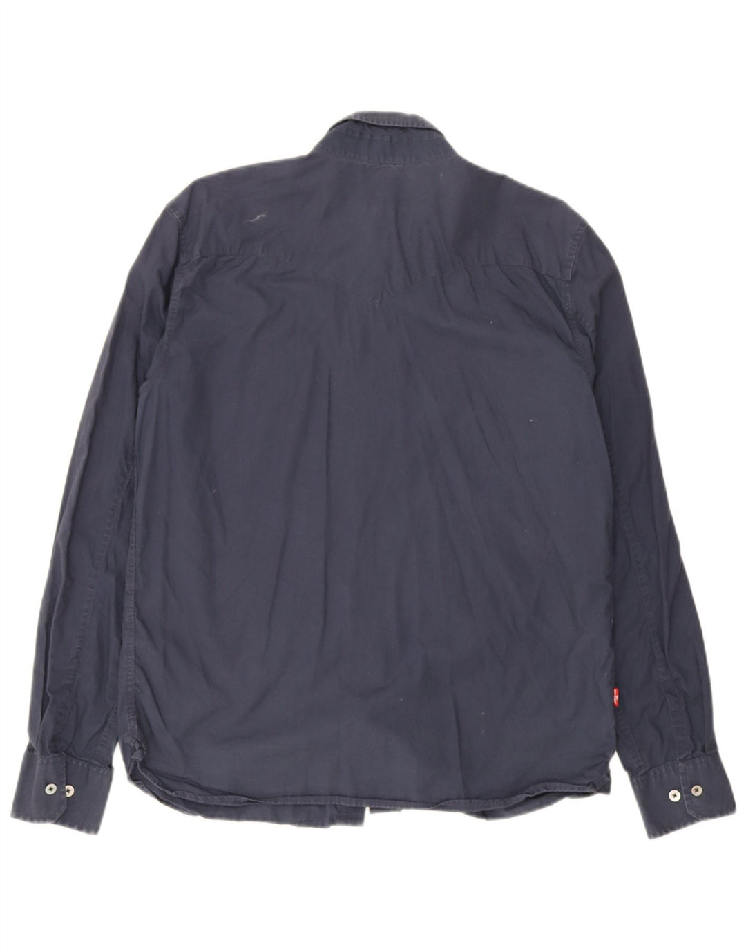 Levi's Herren-Hemd mit klassischer Passform, mittelmarineblaue Baumwolle